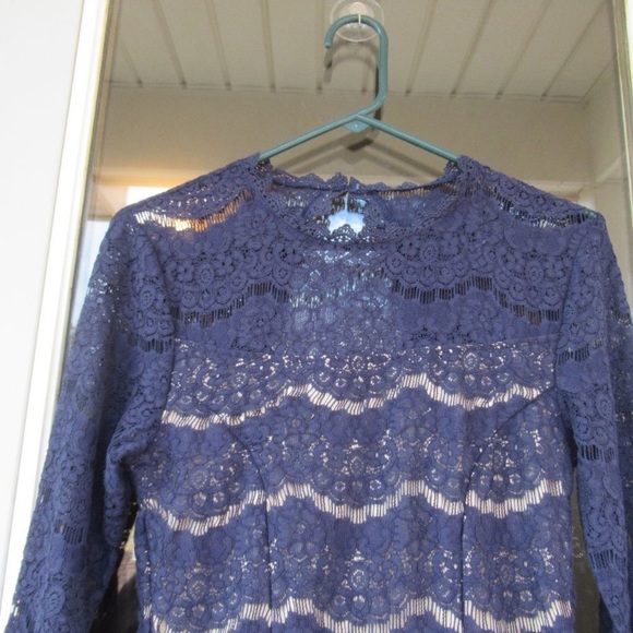 Relist 3/8 Trixxi boho vibe lace dress cutout in back dress S jrs - Picture 7 of 16